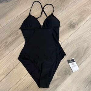 NWT Rip Curl Black Cheeky One Piece